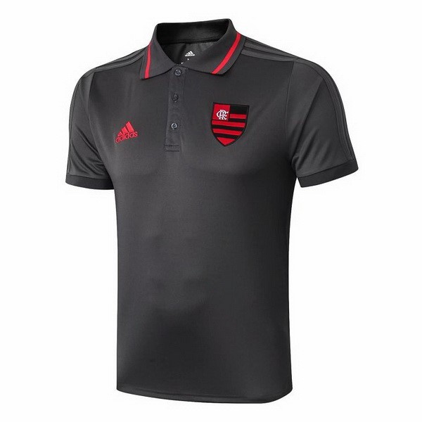 Polo Flamenco 2019-20 Gris Rojo